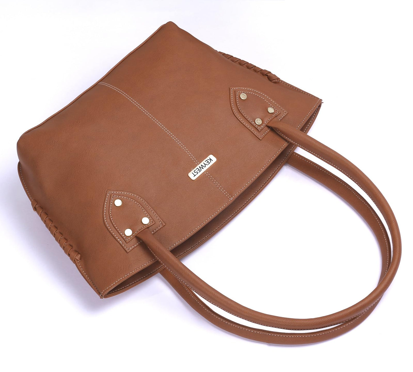 Keywest Women's Squirrel Tote Handbag for Women | Hobo Bag for Work | Ladies Purse | Stylish Shoulder Bag | Gift For Women | Tan