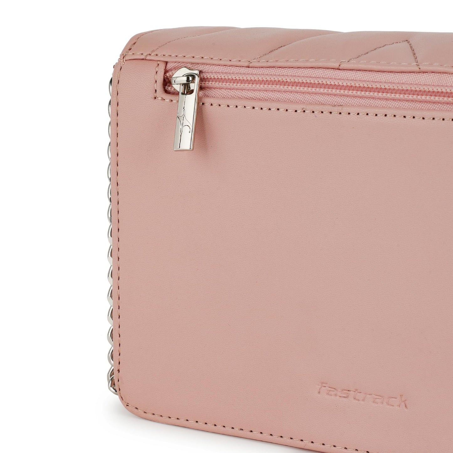 Fastrack Quilted Brunch Sling Bag for Women, Girls and Ladies | Ladies Purse Handbag | Made of Faux Leather