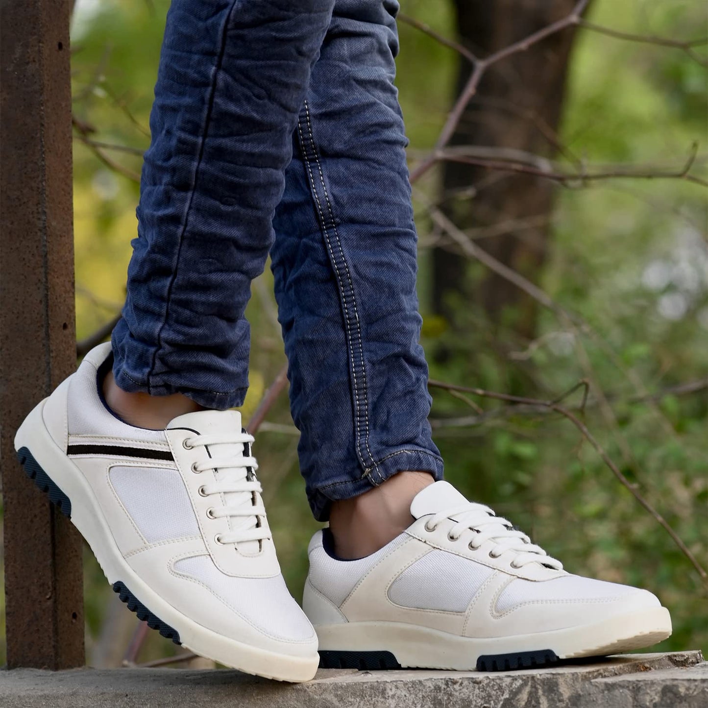 Centrino Casual Shoe for Men | Trendy Sneaker with Soft Cushioned Insole | Stylish, Durable & Comfortable Design | Ideal for Everyday Casual Wear & Outings 6007-01_White_8