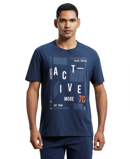 Jockey Men's Cotton T-Shirt 2718_Navy_XL