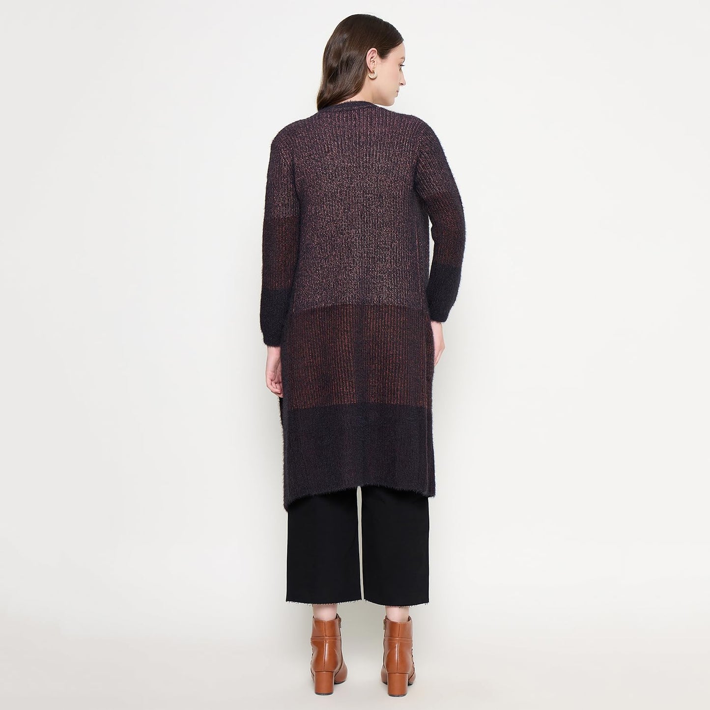 Madame Women Solid Onion Sweater