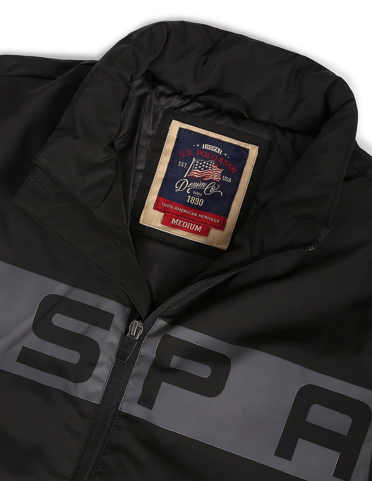 U.S. POLO ASSN. Men's Regular Jacket (UDJCK1140_Black_2XL)