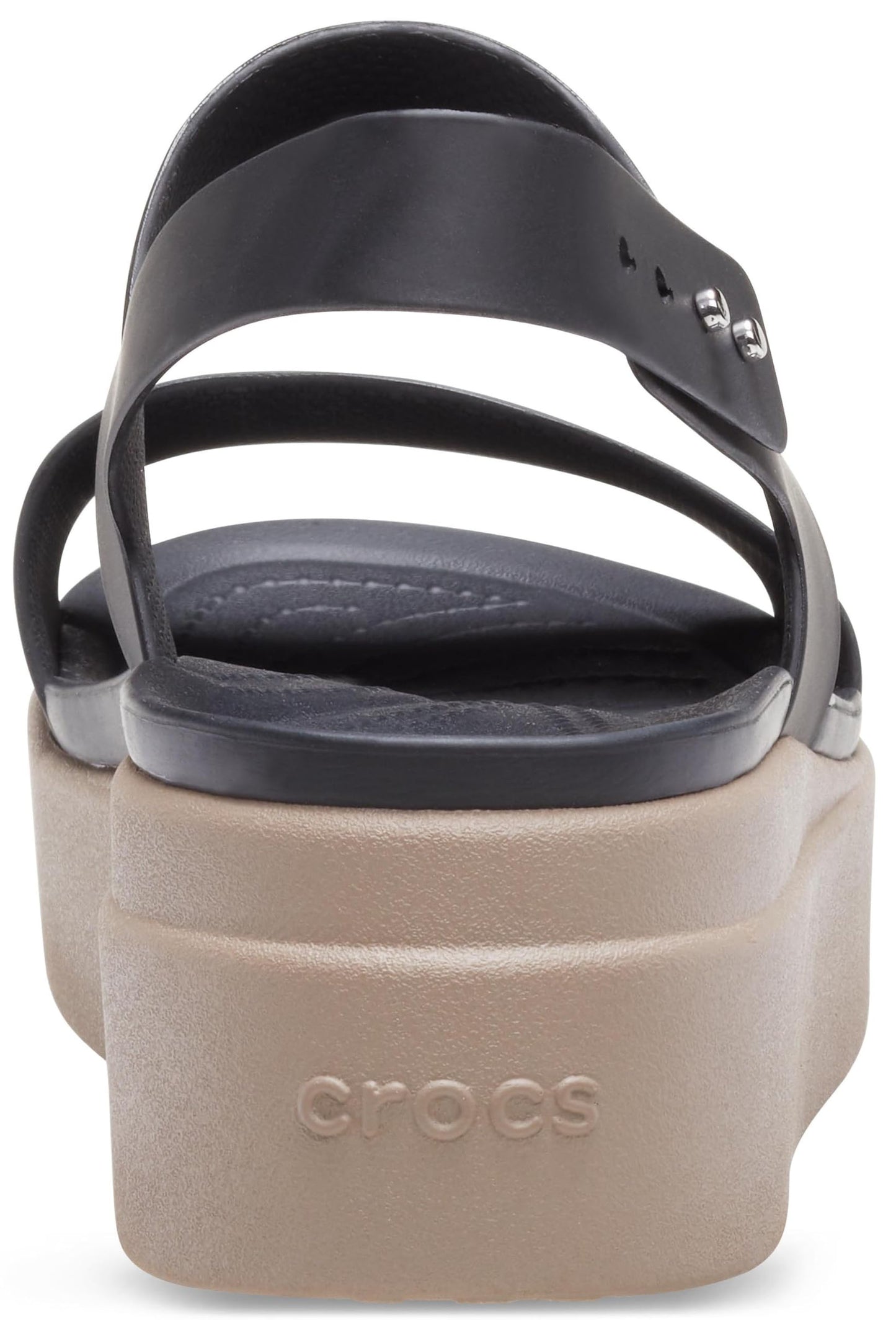 crocs Women's Black/Mushroom Fashion Sandals - 4 UK (36.5 EU) (6 US) (206453-07H)-W6