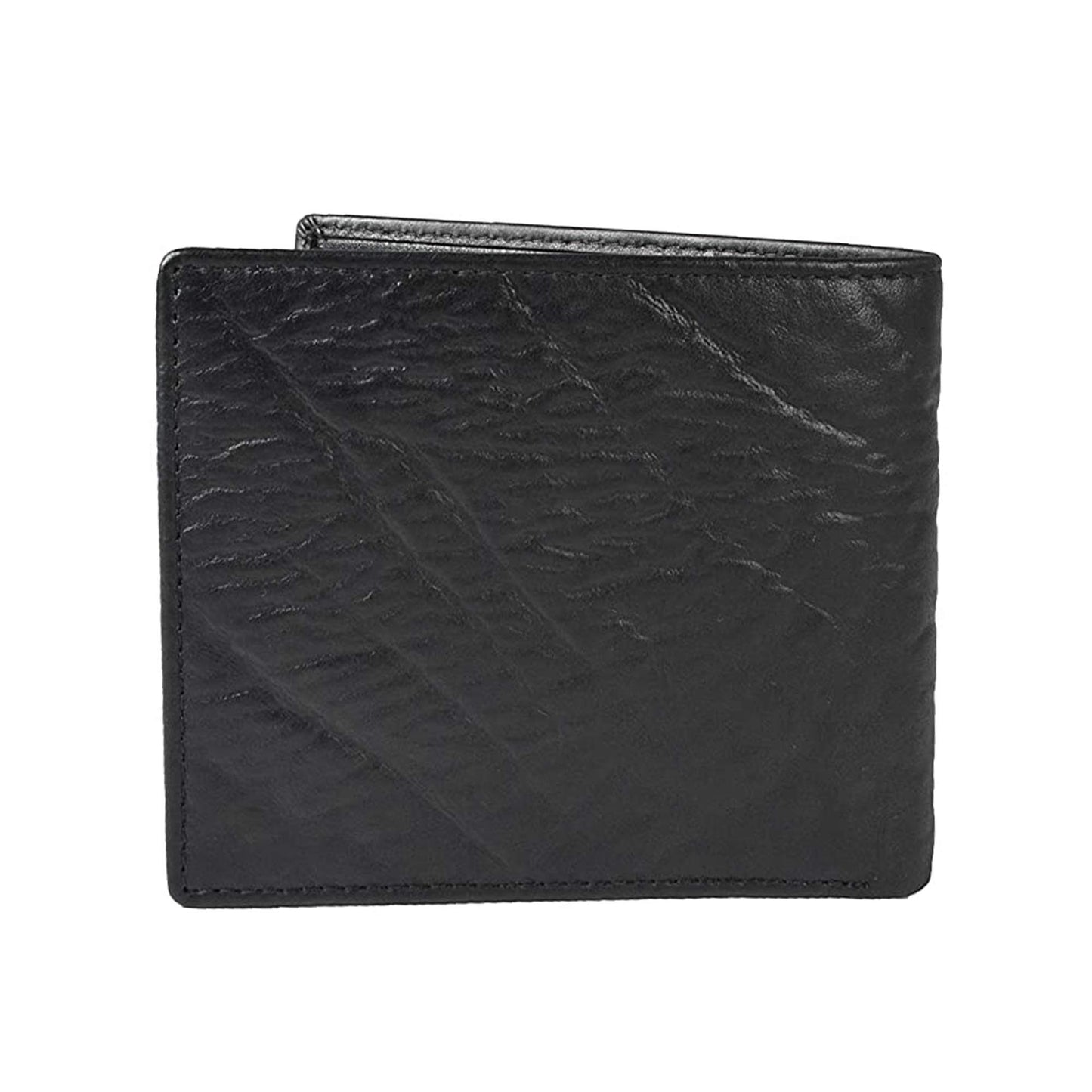 Police RFID Wallet for Men Leather Original | Bifold Wallet | Stylish Genuine Leather Gents Purse with 4 Card Holder Slots | 2 Slip-in Pockets | ID Card Holders | Diwali Gifts for Men - Black