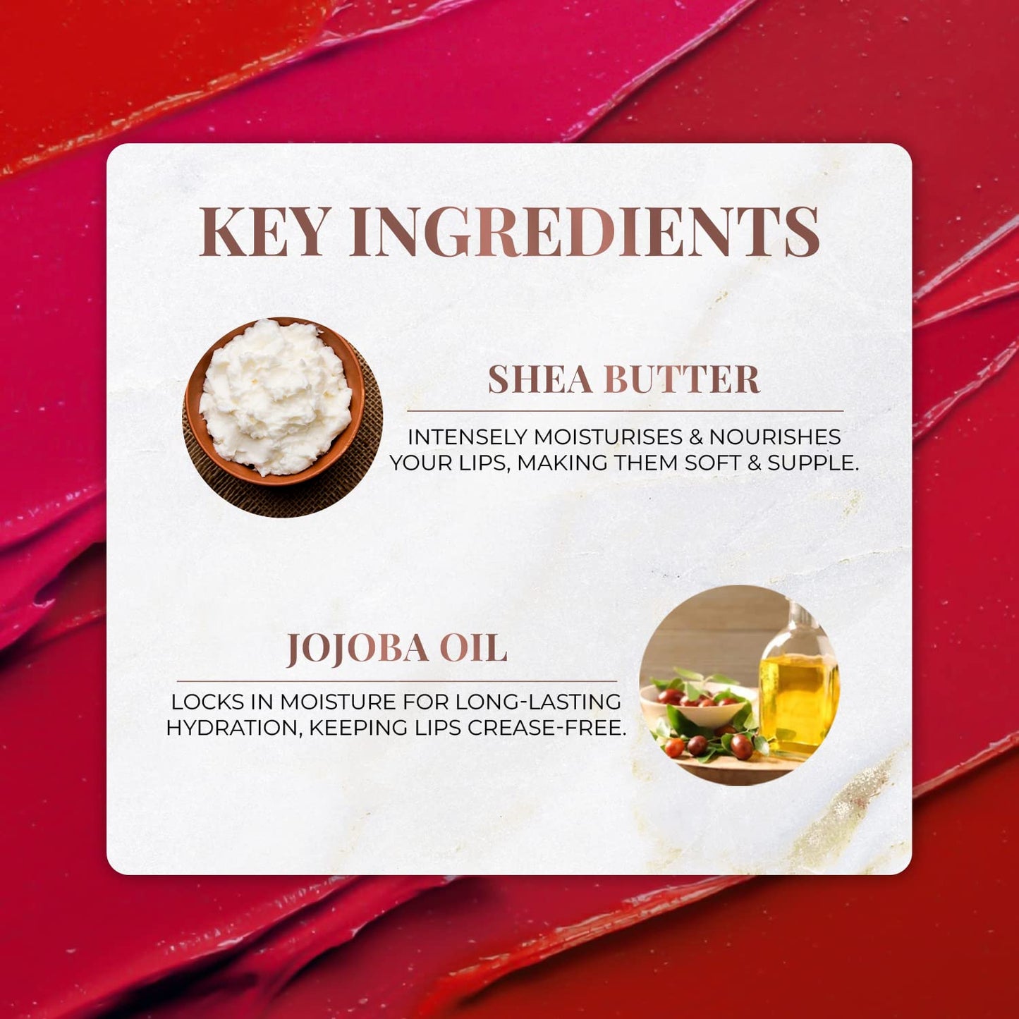 Just Herbs Matte Lipstick, Hydrating Nourishing and Liquid Waterproof Long Stay Relaxed Matte Bullet Lipsticks for Women 4.2 gm (Juicy Peach)