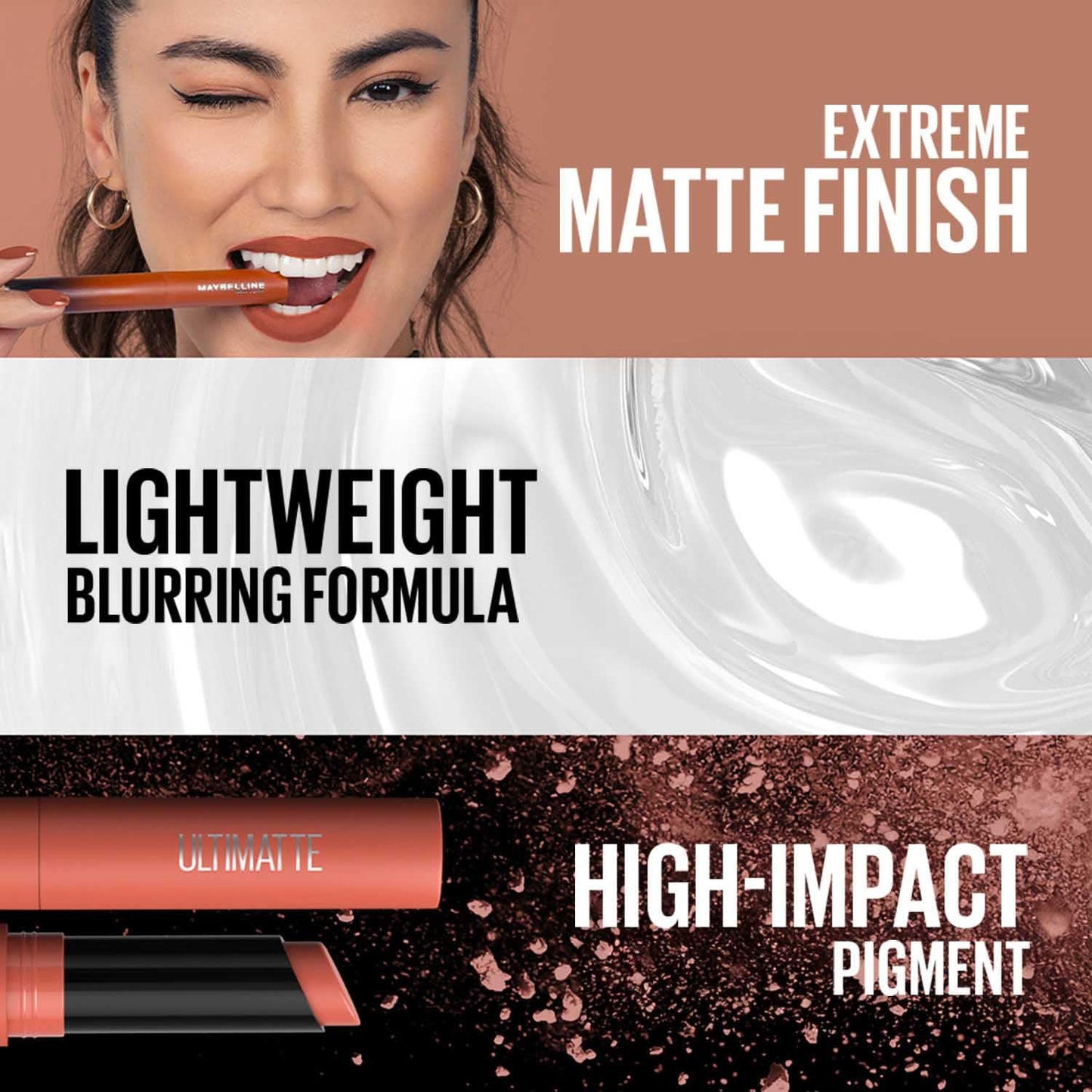 Maybelline New York Color Sensational Ultimatte Lipstick, More Berry, 1.7g