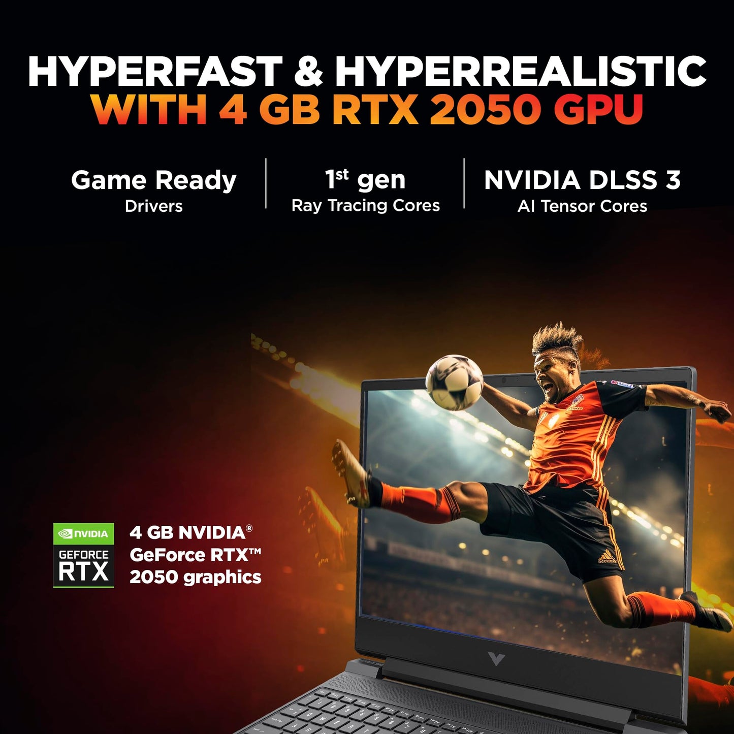 HP Victus, 13th Gen Intel Core i5-13420H, NVIDIA RTX 2050 Gaming Laptop(Upgradable 16GB DDR4, 512GB SSD),144Hz, IPS, 300 nits, 15.6''/39.6cm,Win11, M365*,Office24, Mica Silver, 2.3kg, fa2703tx