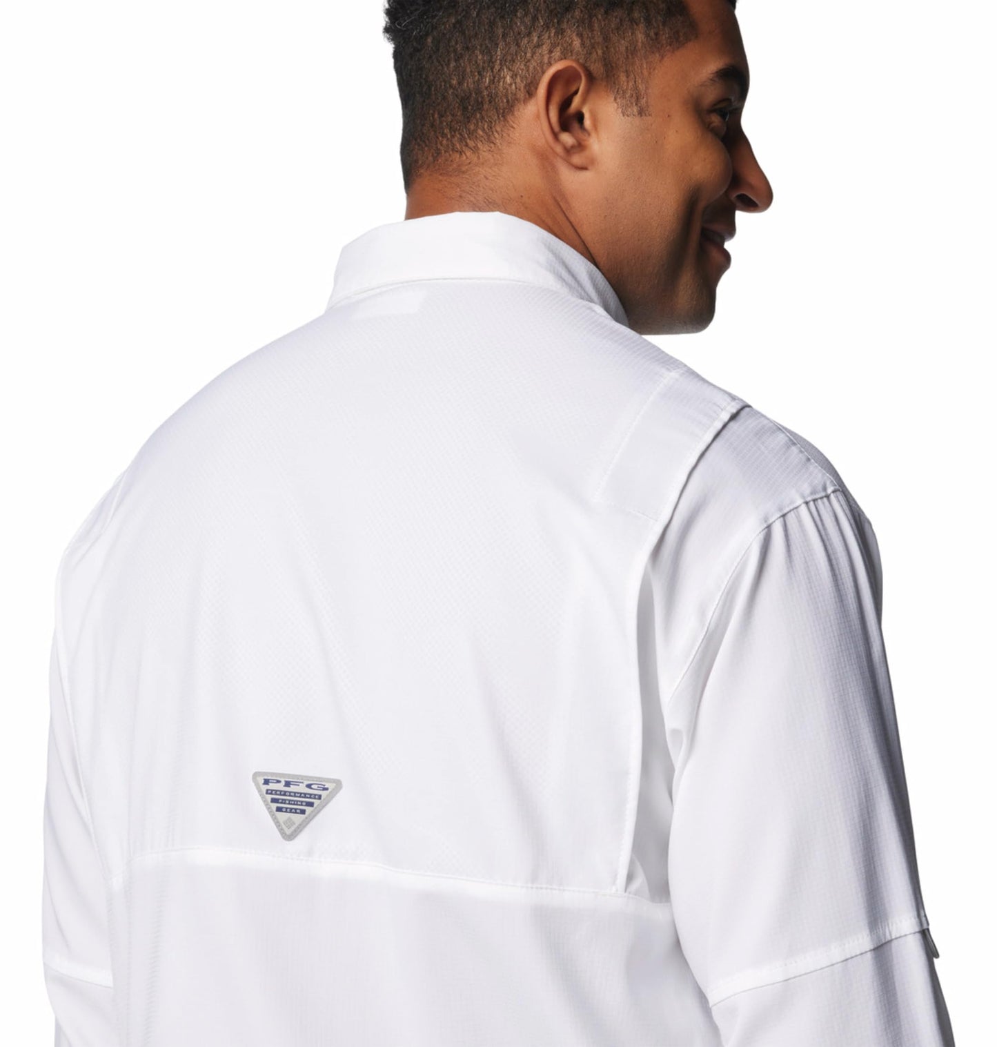 Columbia Men White Omni Wick Tamiami II Long Sleeve Hiking | Trekking | Camping | Safari Shirt, XXL