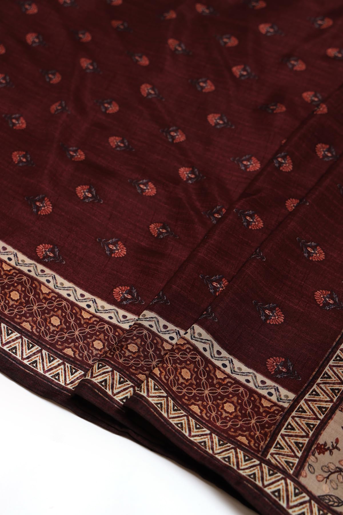 Soch Womens Dola Silk Botanical Print Suit Set With Cutdana