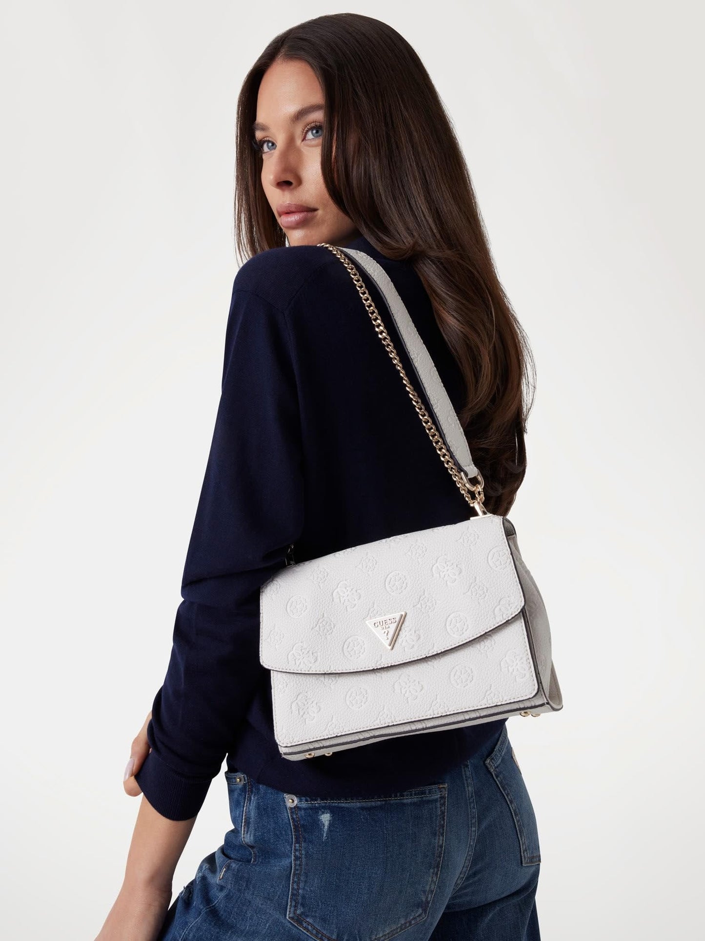 GUESS Women's Western (Off White)