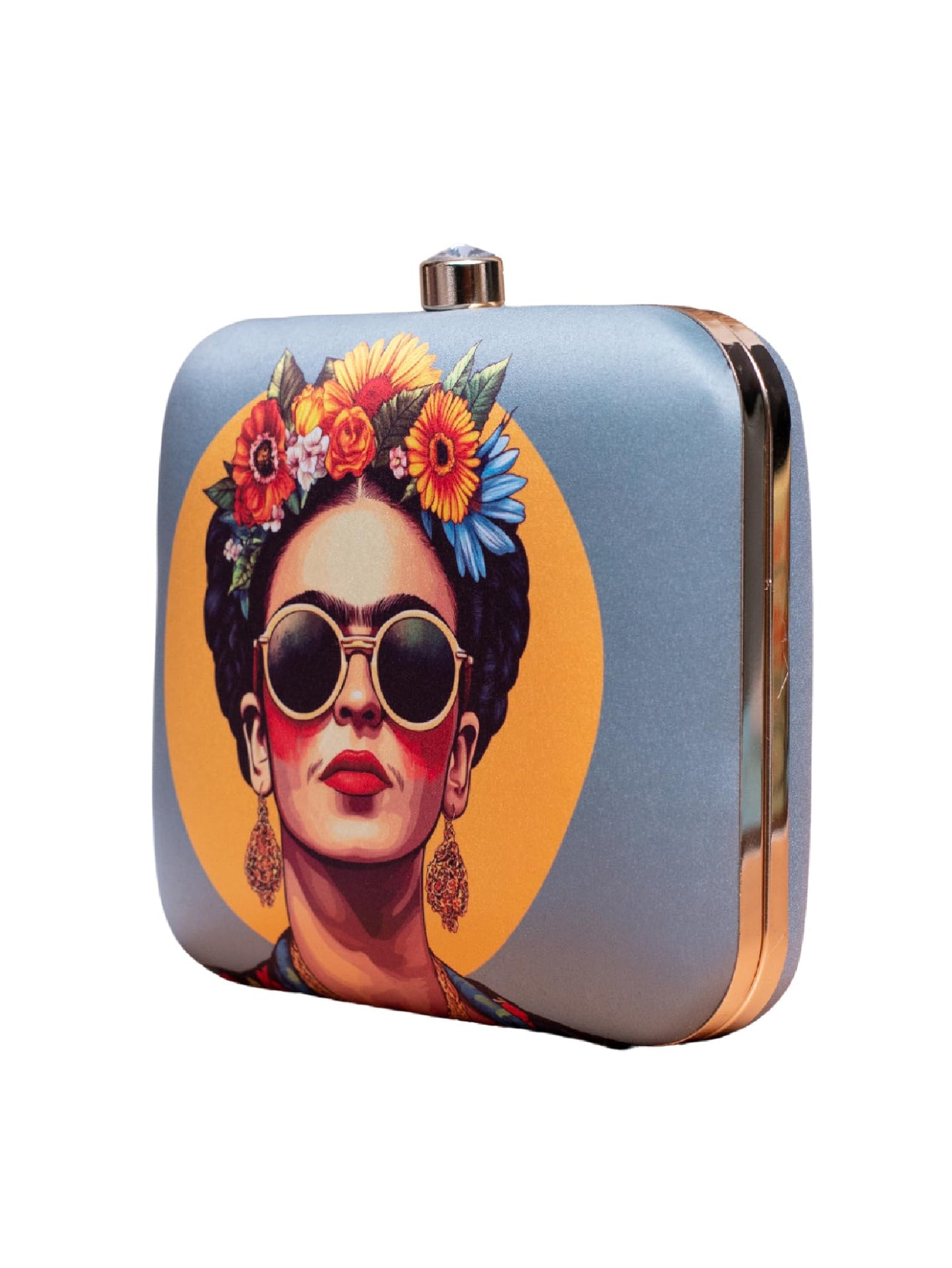 Artklim Printed Clutch Bag For Women With Detachable Strap