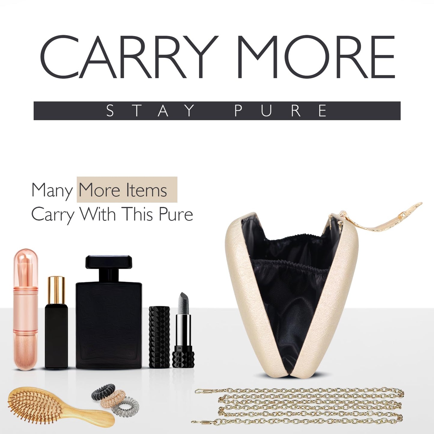 Lyrovo Evening Bag Clutch Purse for Women Ladies Sparkling Party Handbag Wedding Bag (PEARL WHITE)