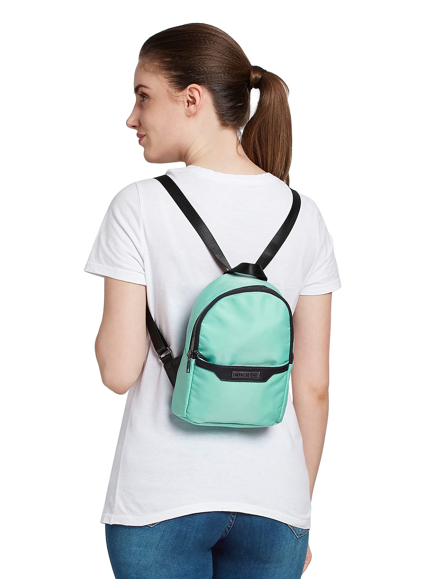 Caprese womens CILANTRO BP Small BLUE & BLACK Backpack