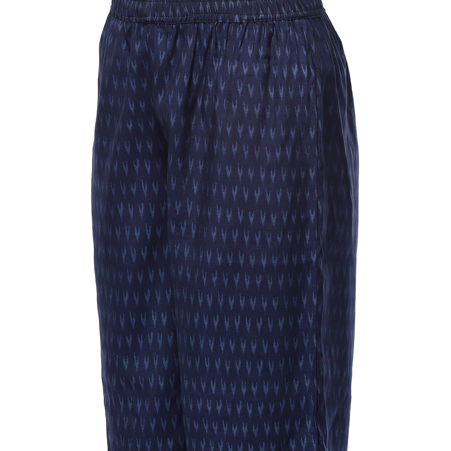 BIBA Women's Indigo Modal Solid A Line Suit Set (SKD10079AW24IND_Blue