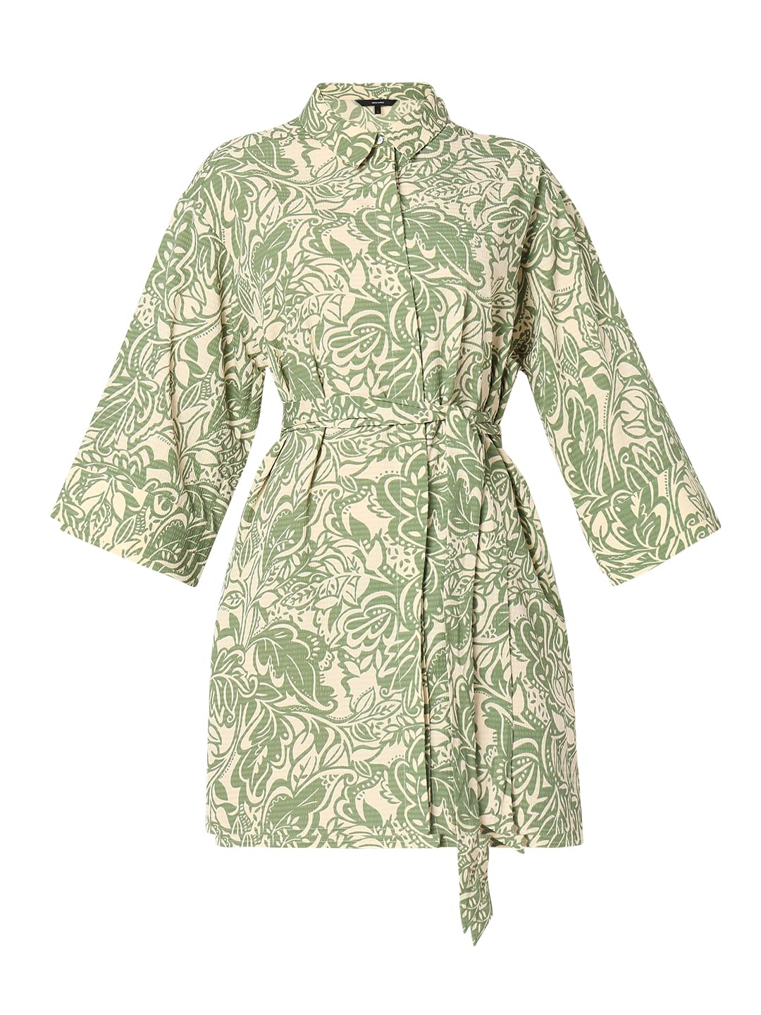 Vero Moda Women's Polyester Classic Above The Knee Dress (10318030- Birch Cream