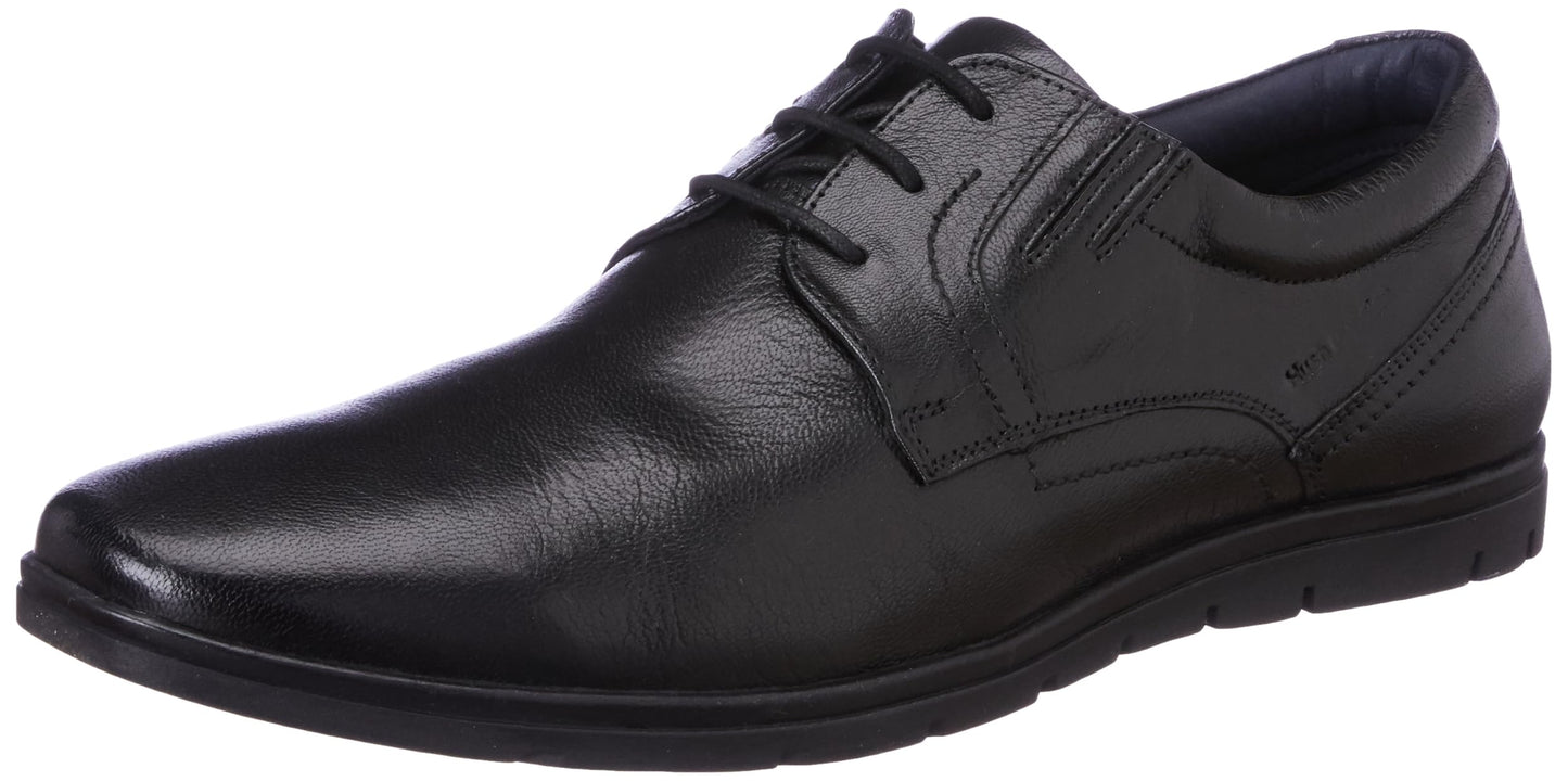 Hush Puppies Mens ERIC Derby E 23 Black Formal Shoes - 10 UK (8256024)