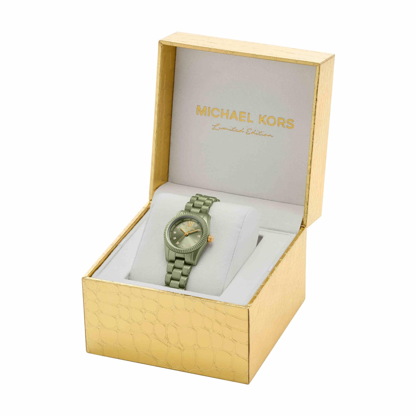 Michael Kors Lexington Green Quartz Stainless Steel Watch MK7517LE