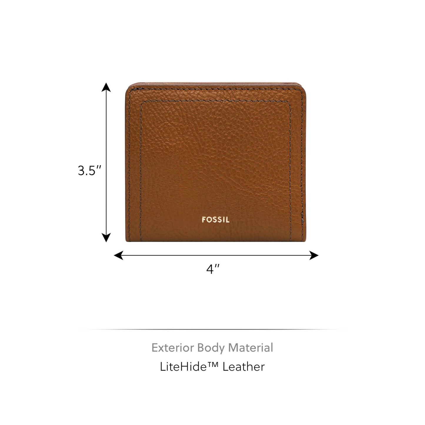 Fossil Women's Leather Logan Brown Wallet Sl7829216