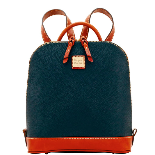 Dooney & Bourke Handbag, Pebble Grain Zip Pod Backpack, Black, One Size, Casual