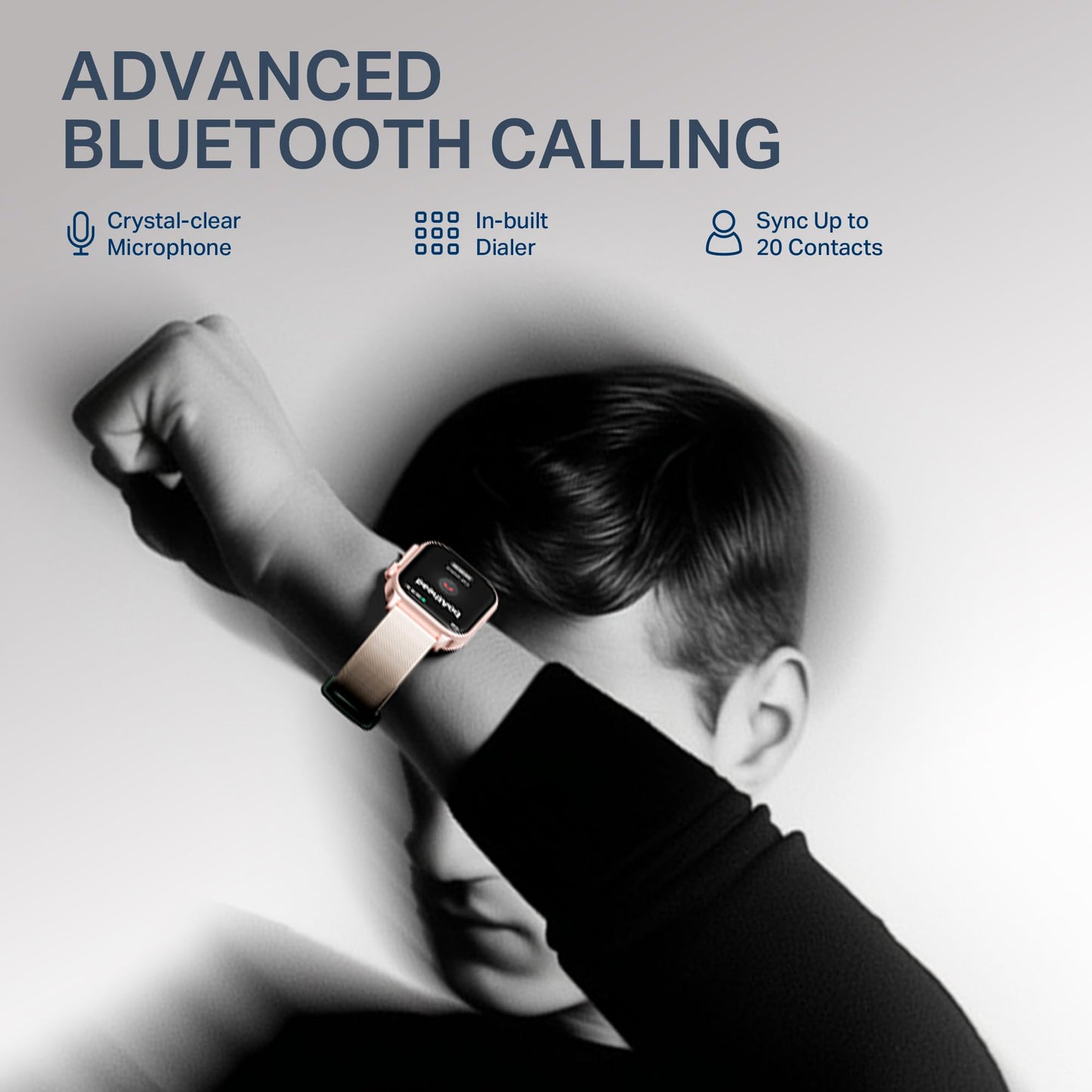 boAt New Launch Storm Infinity Max, 20 Days MAXIMUM Battery, Biggest Battery Capacity Ever! 2.01" (5.1cm)Display, Functional Crown, AI Nudges, BT Calling, Smart Watch for Men & Women (Cherry Blossom)