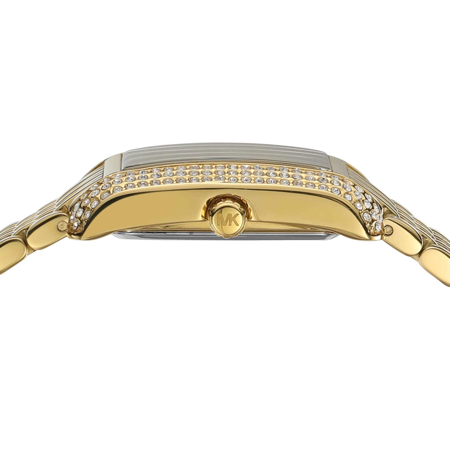 Michael Kors Brass Analog Green Dial Women's Gold Strap Watch-Mk4742