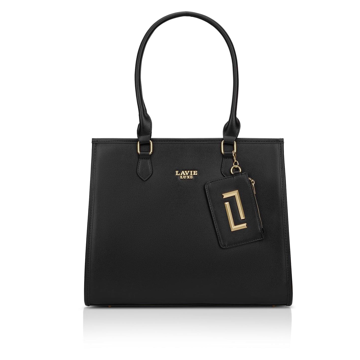 Lavie Luxe Women's Duo Quad Pro Tote Laptop Bag | Tote Laptop Bag for Work | Ladies Purse | Stylish Shoulder Bag | Gift for Women