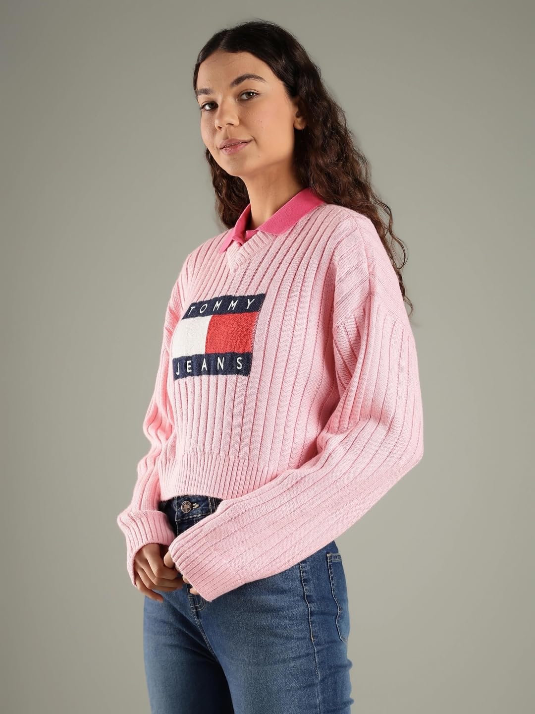 Tommy Hilfiger Regular Fit Polyester Crew Neck Sweater