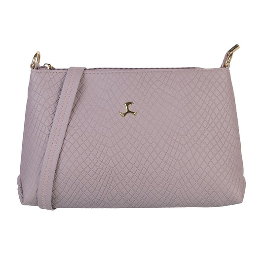 Mochi Womens Synthetic Purple Zip Top Sling (One Size)