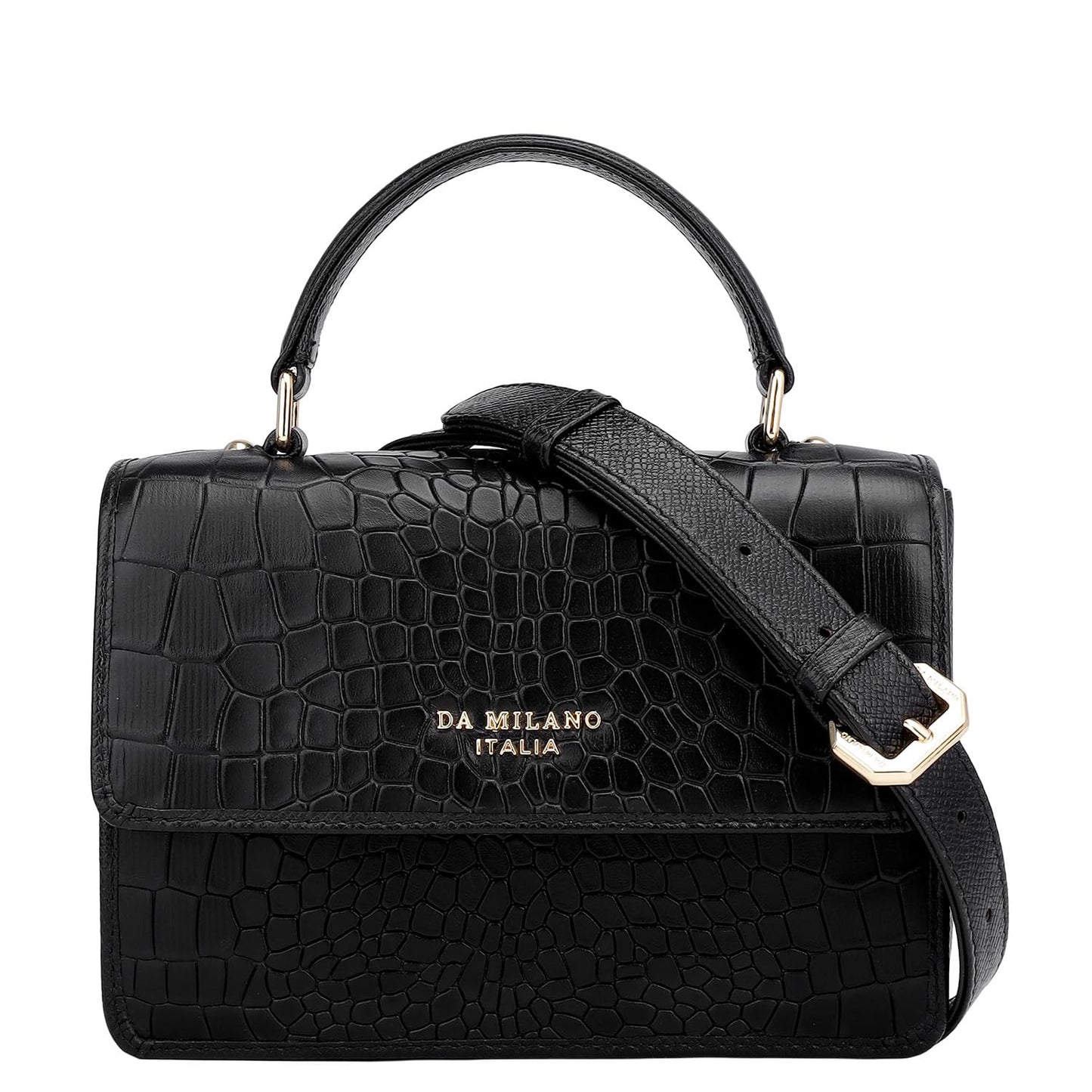 Da Milano Leather Satchel for Women (OR-3028)