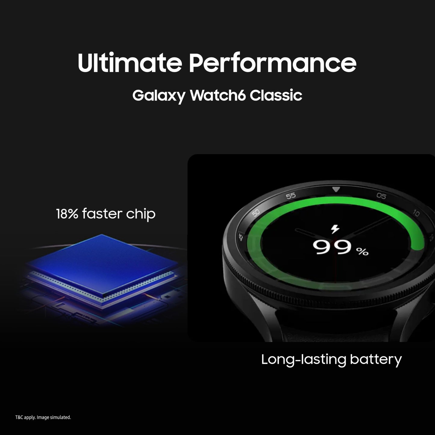 Samsung Galaxy Watch6 Classic LTE (43mm, Black, Compatible with Android only) | Introducing BP & ECG Features