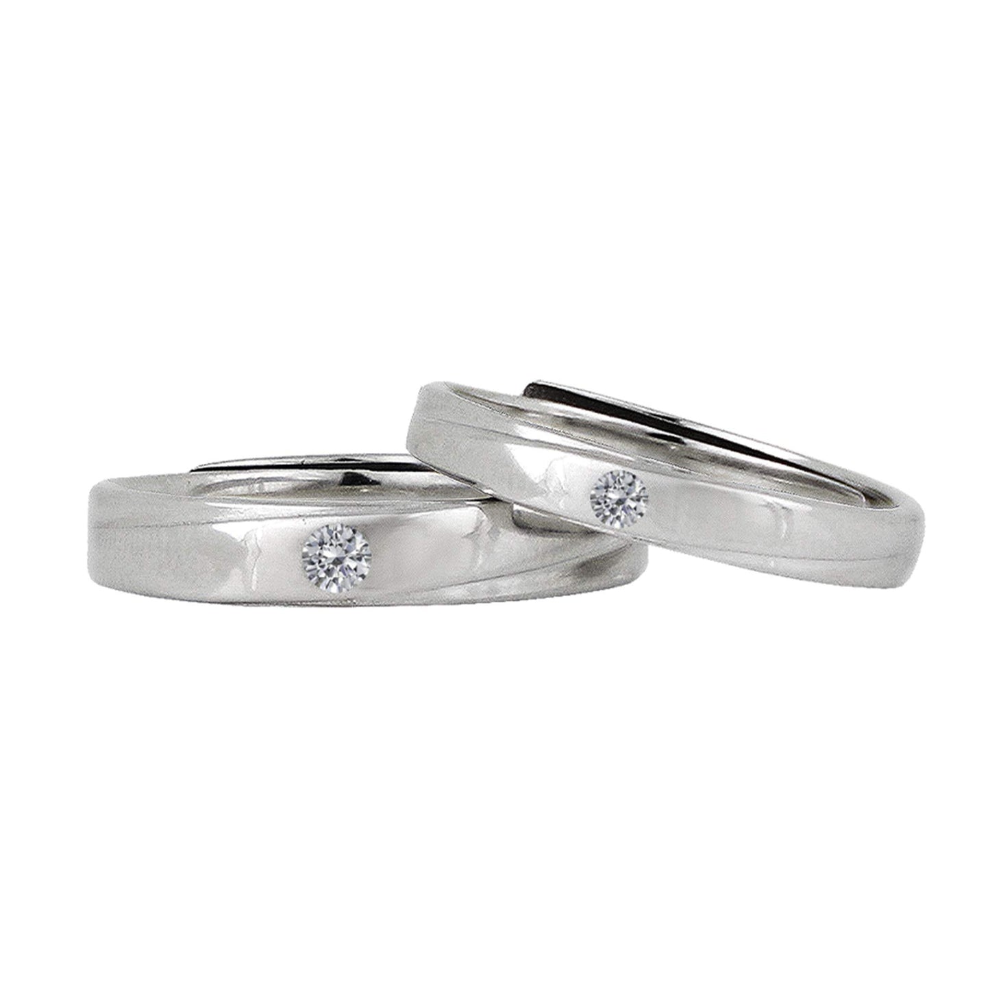 GIVA 925 Silver Forever Couple Bands, Adjustable | Promise Rings for Men and Women | With Certificate of Authenticity and 925 Stamp | 6 Month Warranty*