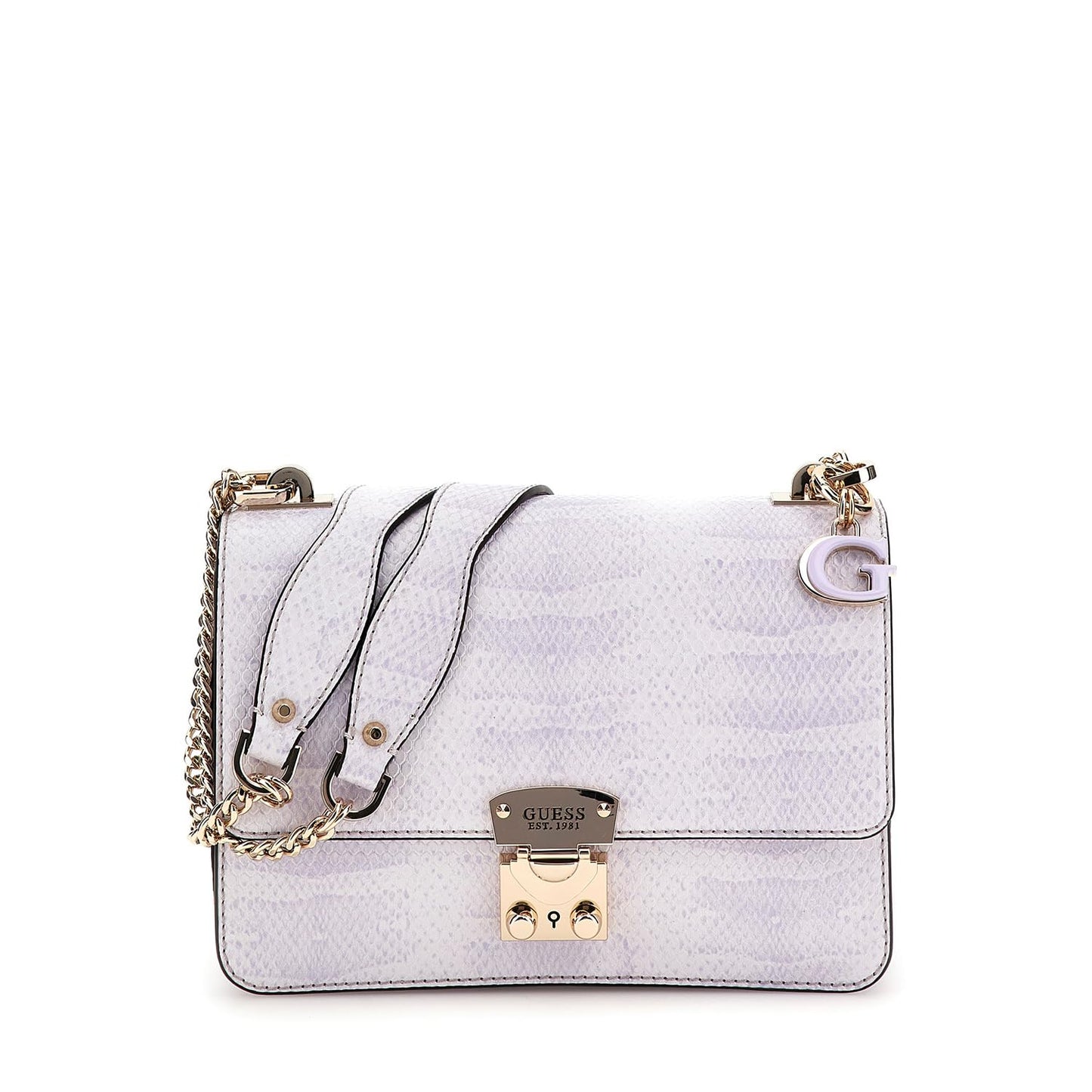 Guess Women's Lavender Solid Crossbody Bag| Ladies Purse Handbags | Gift For Ladies