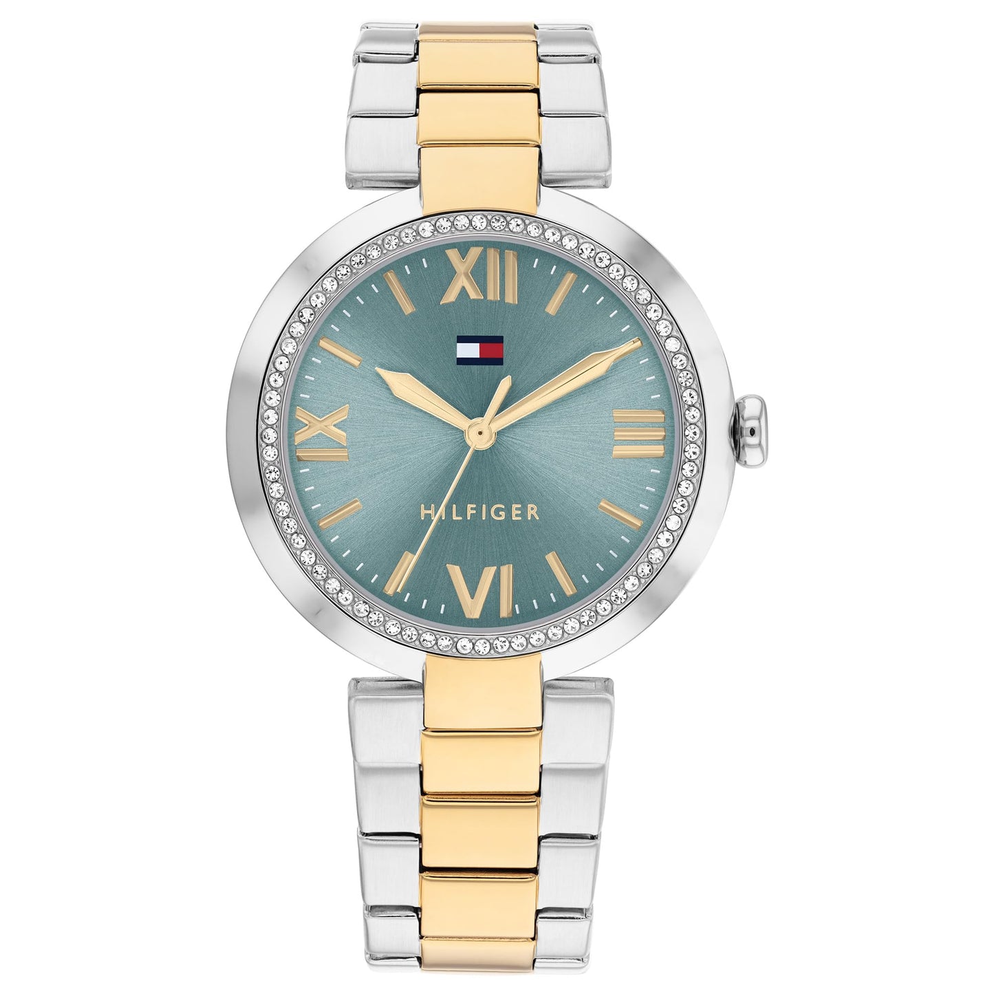Tommy Hilfiger Analog Blue Dial Stainless Steel Strap Watch for Women