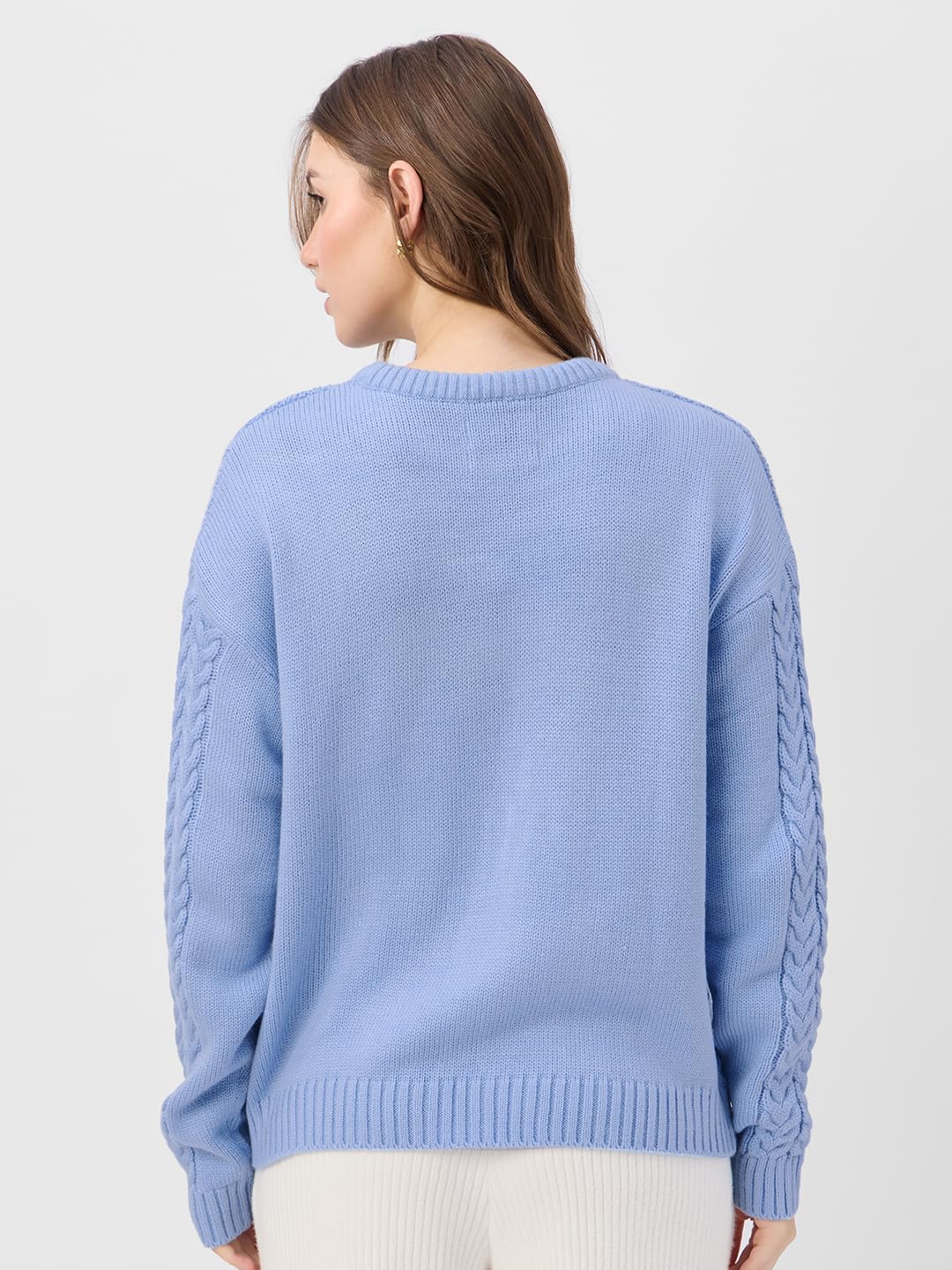 The Souled Store Cable Knit Sweater : Juliet Women and Girls Oversized Sweater