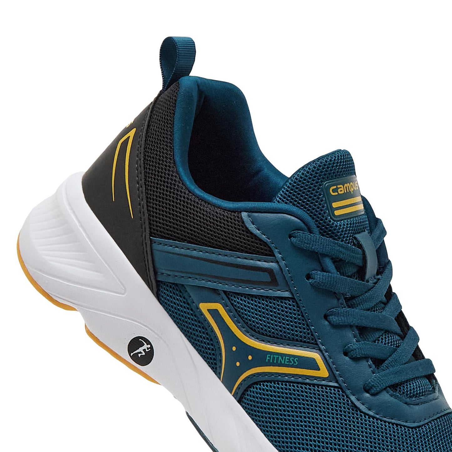 Campus Men's Hurricane BT.GRN/BLK Running Shoes - 9UK/India 6G-842