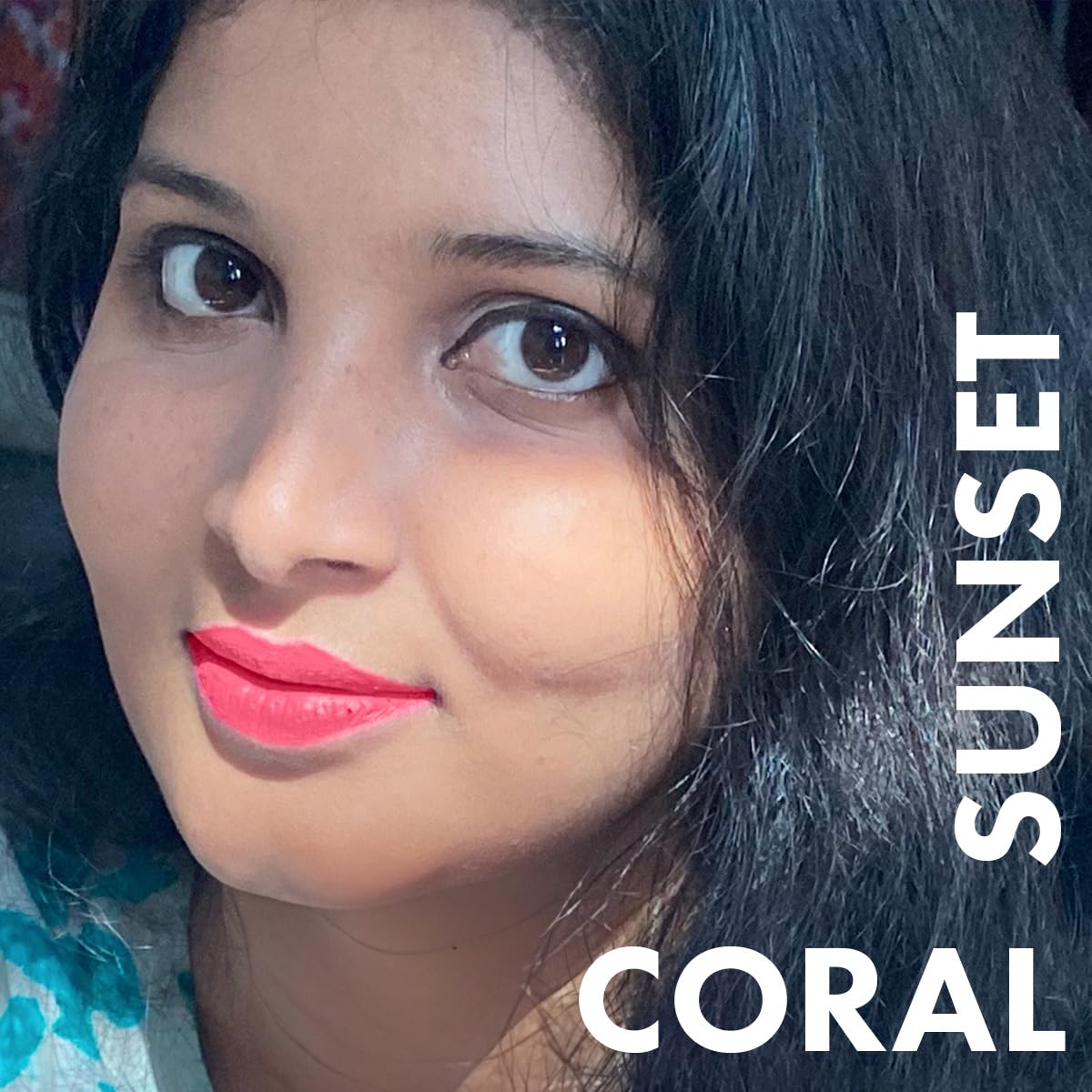 DAUGHTER EARTH Coral Sunset Natural Lipstick | Vegan Plant Based Highly Pigmented Lightweight Lip Color | Long Lasting Matte Phytonutrient Lip Stick With Vitamin E & Bakuchiol | Natural With UV Protection | 4g