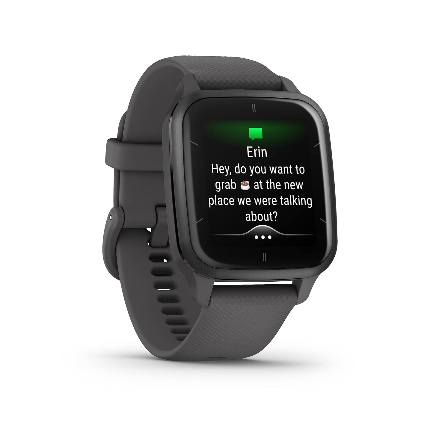 Garmin Venu Sq 2 GPS Smartwatch, All-Day Health Monitoring, Long-Lasting Battery Life, AMOLED Display, Slate and Shadow Gray