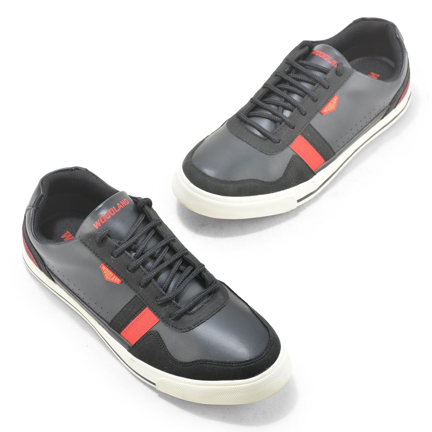 Woodland Men's Black PU Casual Shoes-8 UK (42 EU) (GC 4208121C)