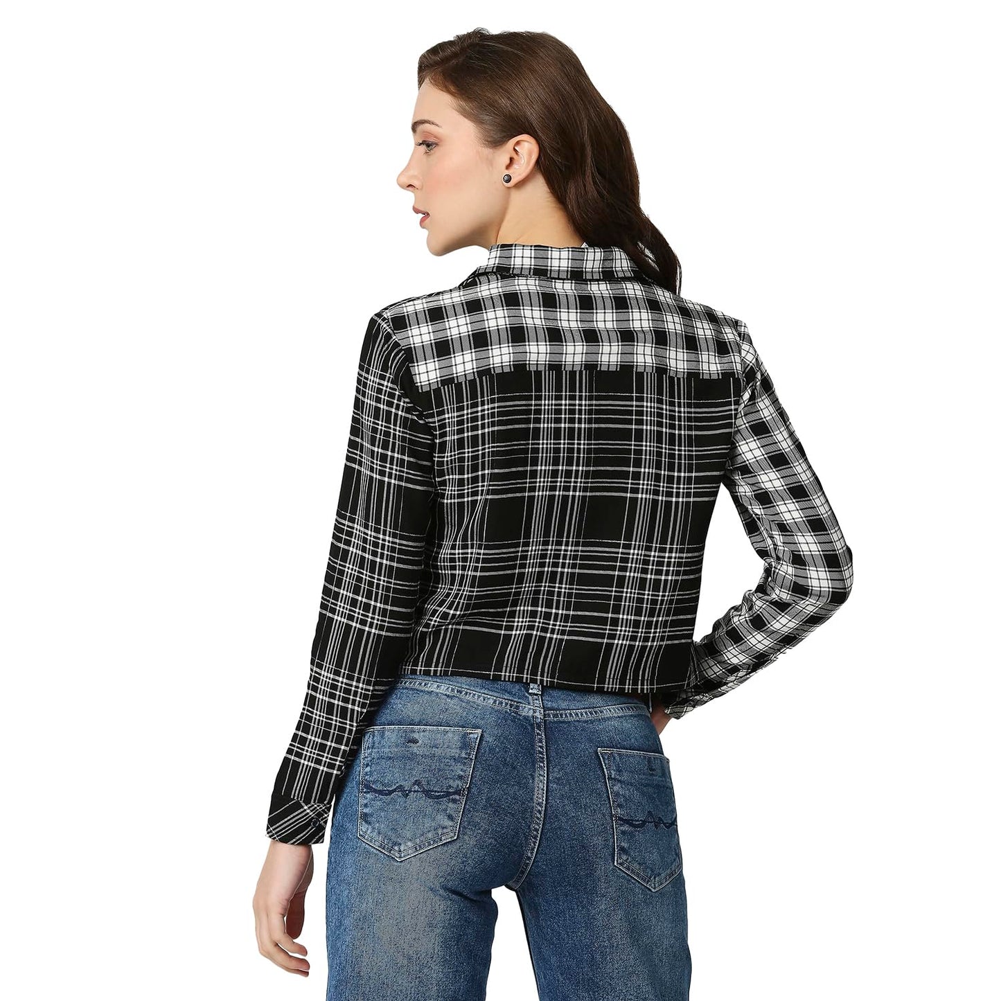 Pepe Jeans Women's Regular Fit Checked Shirts