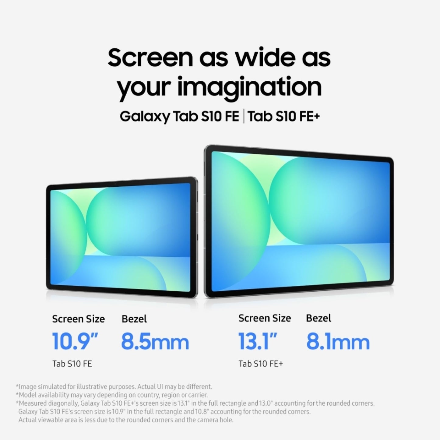 Samsung Galaxy Tab S10 FE+, S Pen in-Box, 27.7 cm (13.1 inch) LCD Display, 8 GB RAM, 128 GB Storage, Wi-Fi + 5G Tablet, Gray