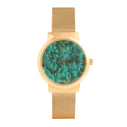 TEAL BY CHUMBAK Round Dial Analog Hand Watch for Women, Gifts for Women/Girls/Ladies, Stylish Fashion Watch for Casual/Work