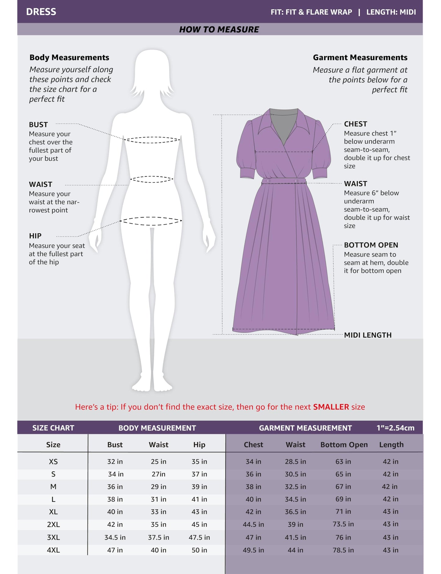 Symbol Premium Women's 'Desk-to-Dinner' Fit & Flare Wrap Dress (Midi Length | Stylish) (SBP-SS24-WDR-607_Magenta Pink_XL)