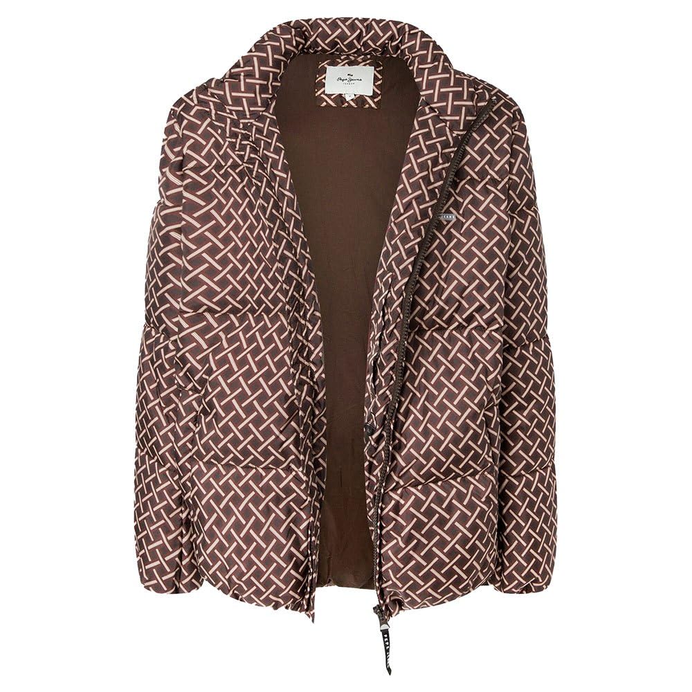 Pepe Jeans Men's A-Line Coat (PM402828_Trail Brown