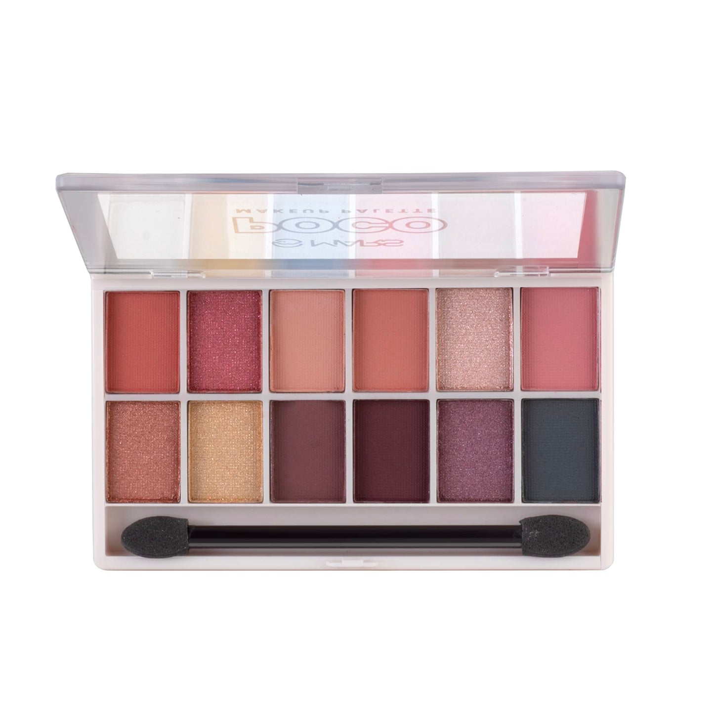 MARS Poco Face Makeup and eyeshadow Palette with Slider Case | Free Applicator | Long Wearing | Highly Pigmented and Easy to Blend 21 Shades (20g) (03-Multicolor)