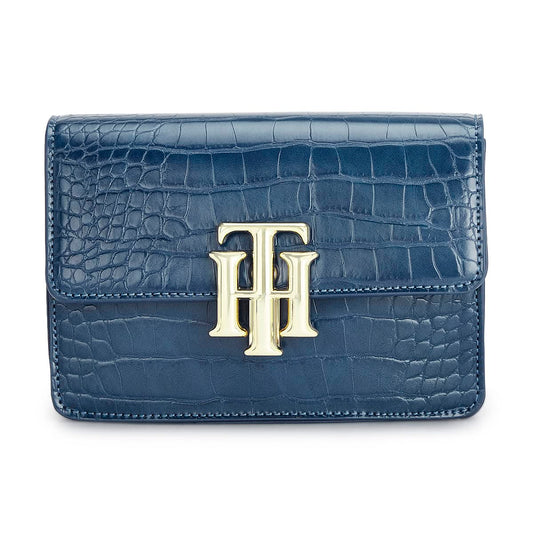 Tommy Hilfiger Katelyn Plus Pu Sling Handbag For Women - Navy