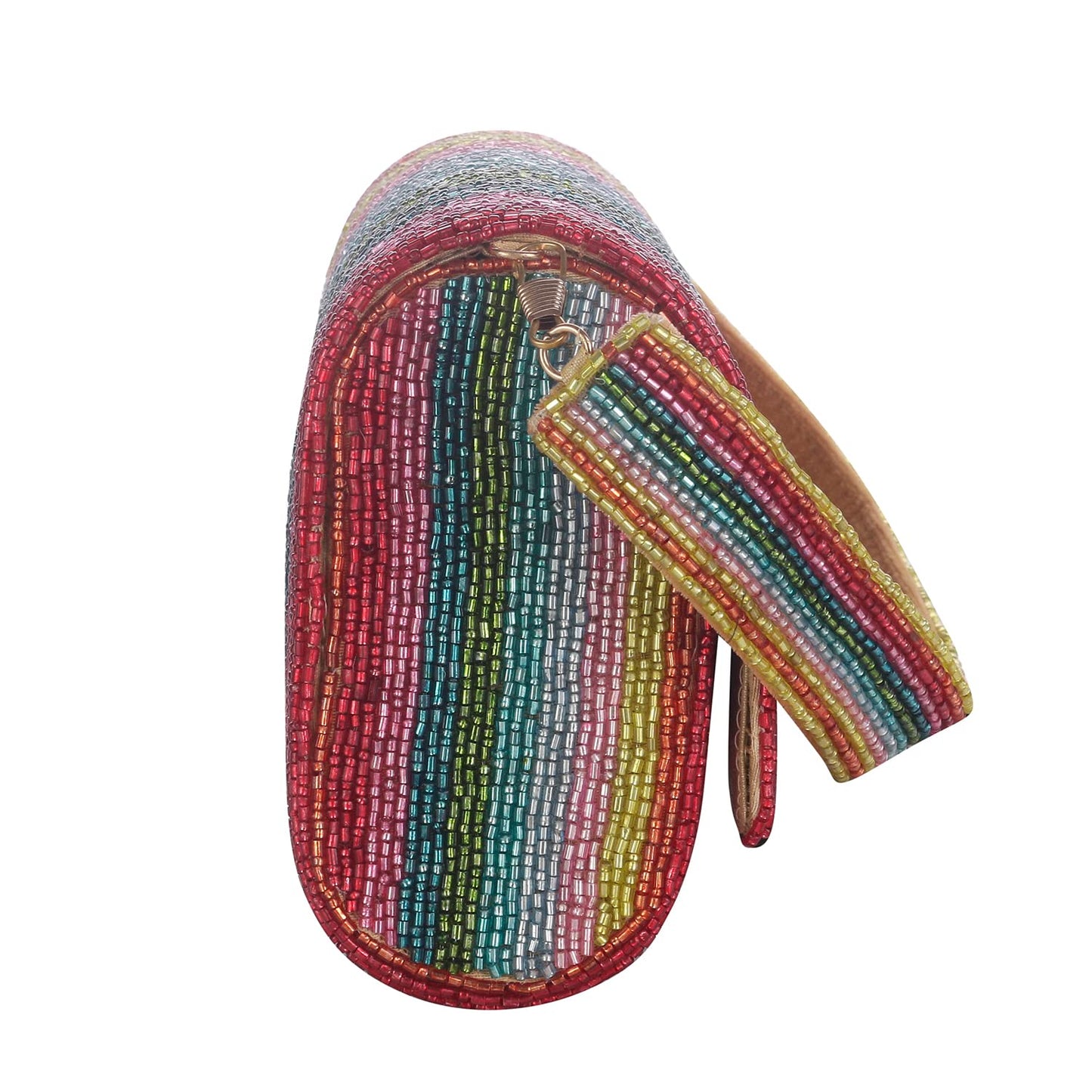 SWISNI Multicolor rainbow flap clutch bag II Women's Traditional Designer Clutch For Women & Girls II FLAP BAGS