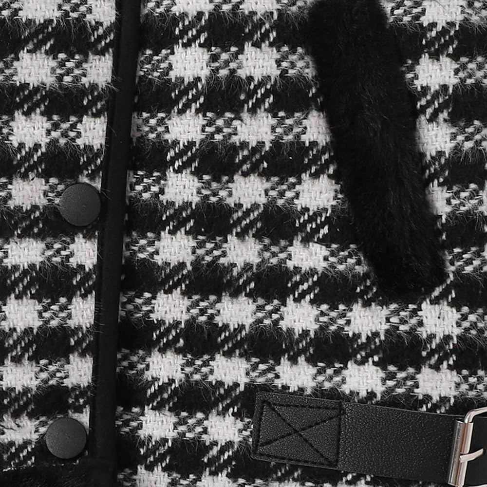 Hopscotch Girls Polyester Waist Length Jackets in Black Color For Ages (4-5 Years)