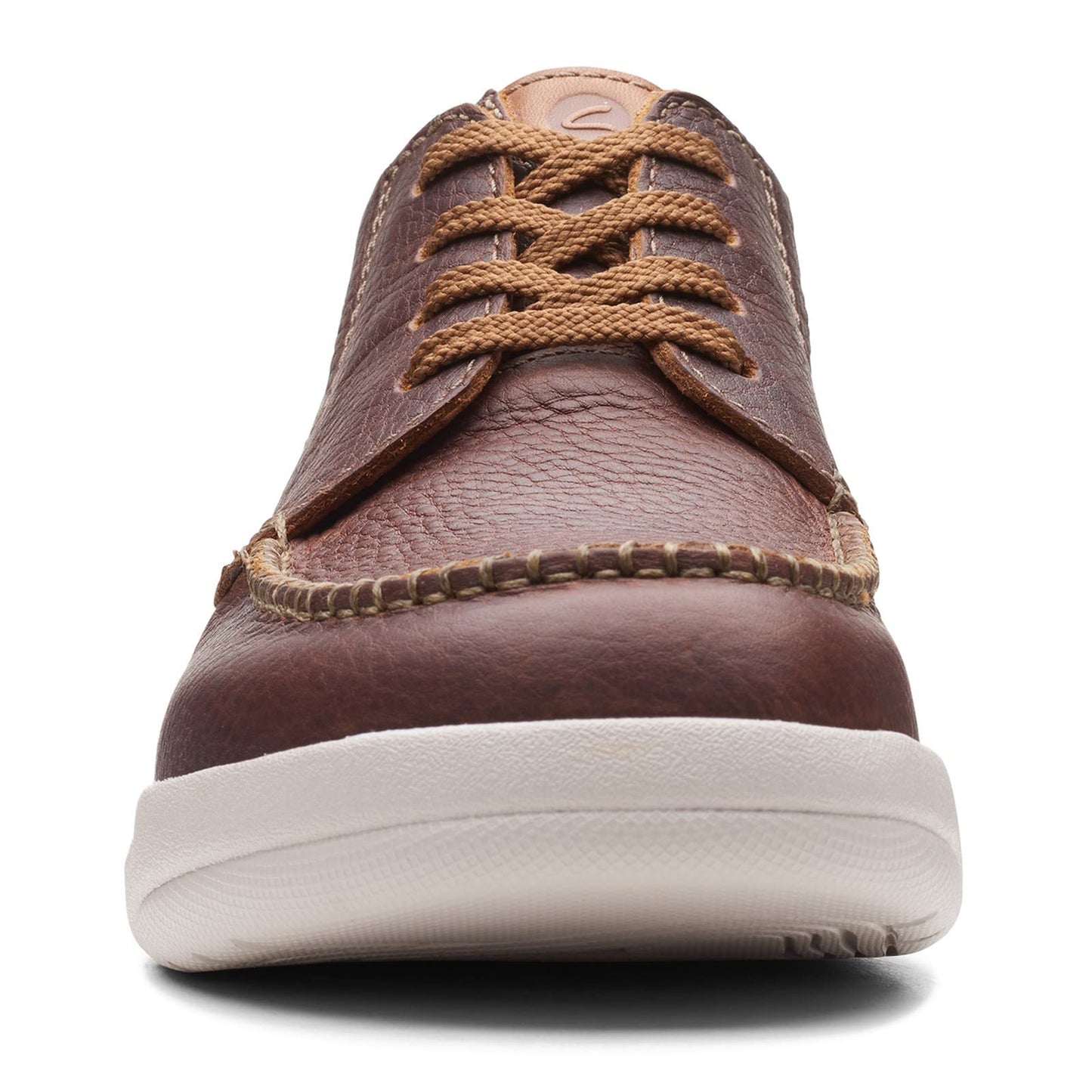 Clarks Men's Driftway Low Boat Shoe, Dark Tan Leather, 9