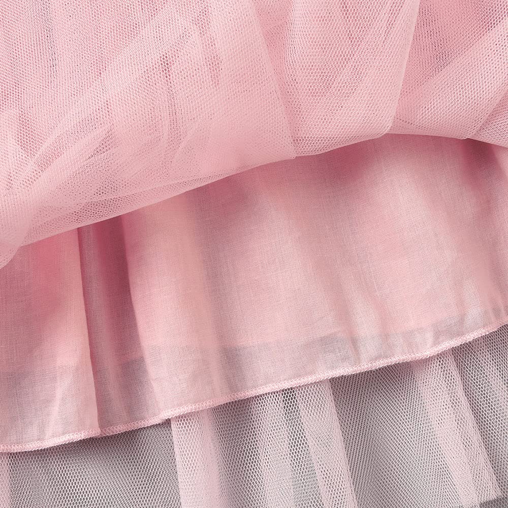 Hopscotch Girls Polyester And Spandex Floral Print Casual Dress in Pink Color For Ages 11-12 Years (GOE-4164033)