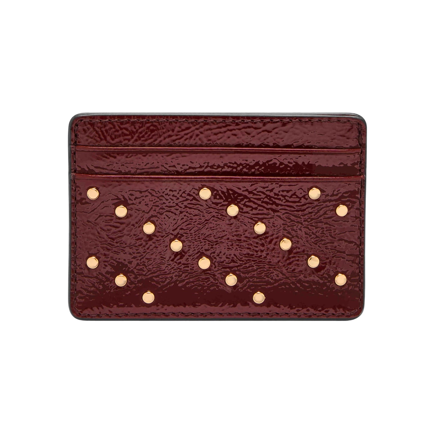 Fossil Women's Steven Card Case, Red Mahogany, One Size, Steven Card Case